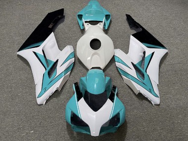 2004-2005 Cyan White and Gloss Black CBR1000RR Fairings