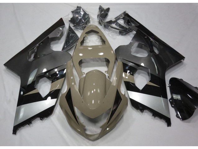 2004-2005 Desert Tan and Silver GSXR 600-750 Fairings 2004-2005 Desert Tan and Silver GSXR 600-750 Fairings