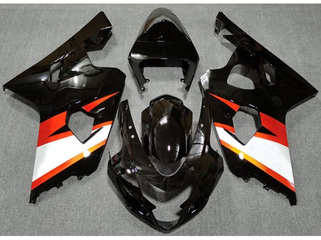 2004-2005 Gloss Black & Orange GSXR 600-750 Fairings 2004-2005 Gloss Black & Orange GSXR 600-750 Fairings