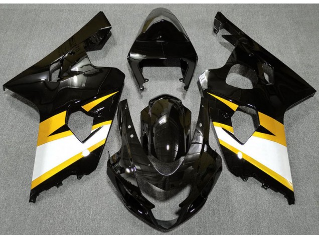 2004-2005 Gloss Black & Yellow GSXR 600-750 Fairings 2004-2005 Gloss Black & Yellow GSXR 600-750 Fairings