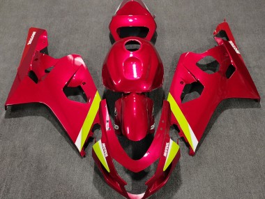 2004-2005 Gloss Red GSXR 600-750 Fairings