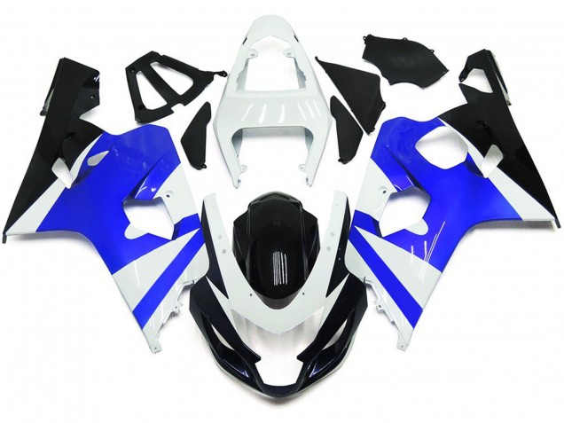 2004-2005 Gloss White and Gloss Blue GSXR 600-750 Fairings 2004-2005 Gloss White and Gloss Blue GSXR 600-750 Fairings