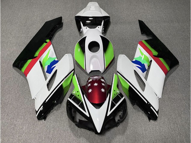 2004-2005 Green and Red Flag CBR1000RR Fairings 2004-2005 Green and Red Flag CBR1000RR Fairings