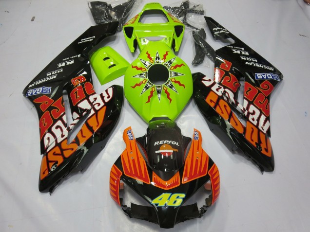 2004-2005 Lime Rossi CBR1000RR Fairings 2004-2005 Lime Rossi CBR1000RR Fairings