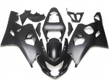 2004-2005 Matte Black Style GSXR 600-750 Fairings