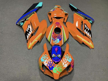 2004-2005 Orange Shark CBR1000RR Fairings