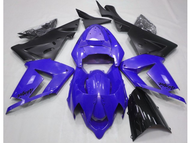2004-2005 Pearl Blue & Black ZX10R Fairings