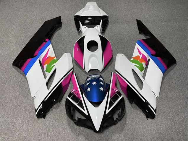 2004-2005 Pink and Blue Flag CBR1000RR Fairings