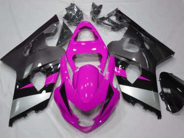 2004-2005 Pink and Silver GSXR 600-750 Fairings