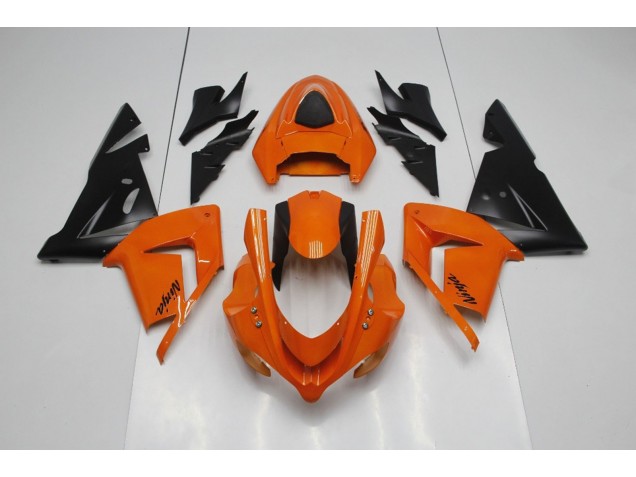 2004-2005 Plain Orange Ninja ZX10R Fairings 2004-2005 Plain Orange Ninja ZX10R Fairings