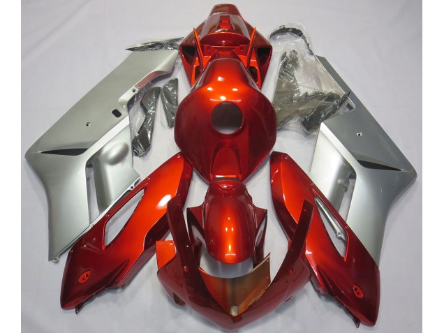 2004-2005 Red Silver CBR1000RR Fairings