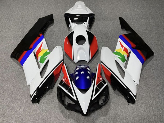 2004-2005 Red and Blue Flag CBR1000RR Fairings