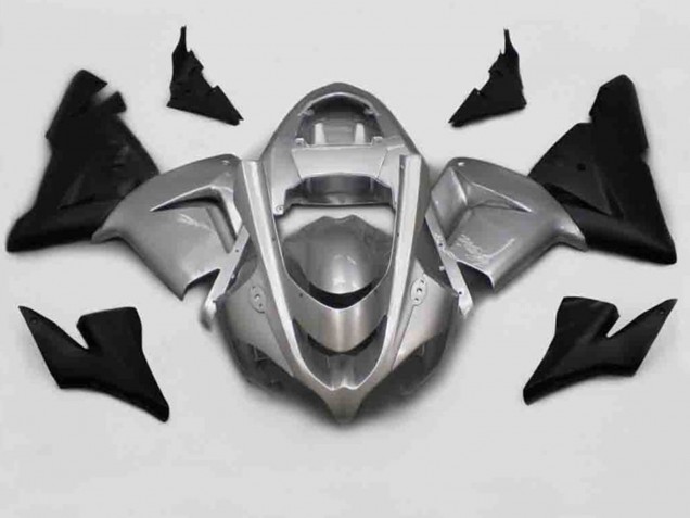 2004-2005 Silver Black ZX10R Fairings 2004-2005 Silver Black ZX10R Fairings