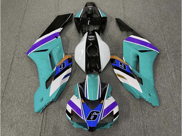 2004-2005 Teal 6 CBR1000RR Fairings