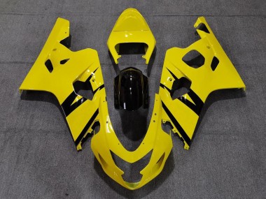 2004-2005 Vibrant Gloss Yellow Custom OEM Style GSXR 600-750 Fairings