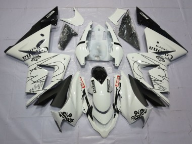 2004-2005 White Corona ZX10R Fairings