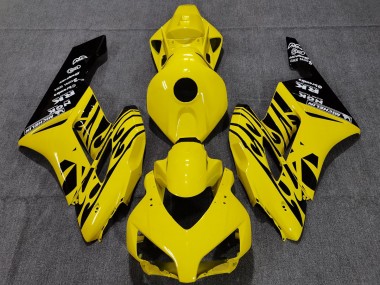 2004-2005 Yellow Black Flame CBR1000RR Fairings