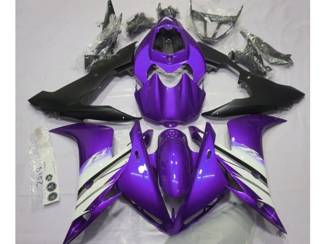 2004-2006 Bright Purple & White R1 Fairings