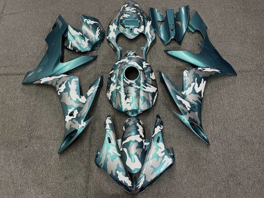 2004-2006 Dark Teal Camo R1 Fairings