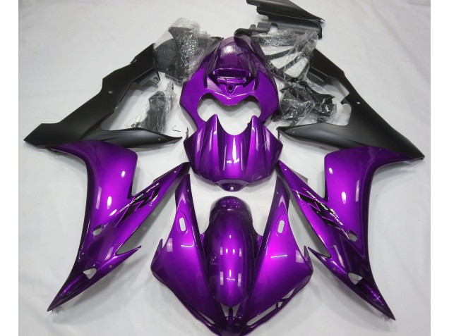 2004-2006 Gloss Purple & Black R1 Fairings