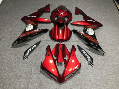 2004-2006 Gloss Red & Logos R1 Fairings