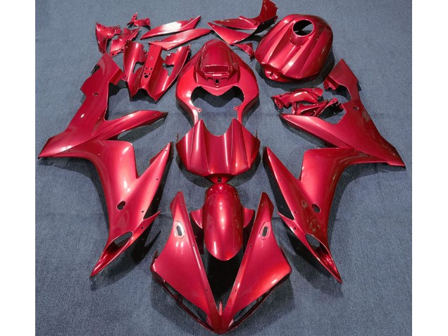 2004-2006 Solid Red R1 Fairings