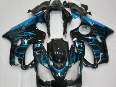 2004-2007 Light Blue Flame CBR600 F4i Fairings