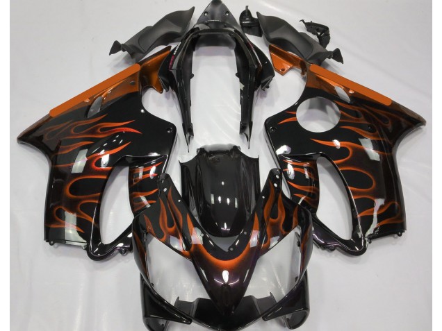 2004-2007 Orange Flame CBR600 F4i Fairings 2004-2007 Orange Flame CBR600 F4i Fairings