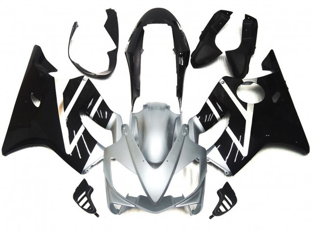 2004-2007 Silver Grey and Gloss Black CBR600 F4i Fairings 2004-2007 Silver Grey and Gloss Black CBR600 F4i Fairings