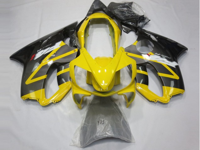 2004-2007 Yellow and Silver CBR600 F4i Fairings 2004-2007 Yellow and Silver CBR600 F4i Fairings