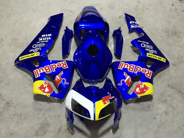 2005-2006 Blue Red Bull CBR600RR Fairings 2005-2006 Blue Red Bull CBR600RR Fairings