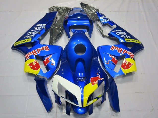 2005-2006 Blue RedBull Style CBR600RR Fairings 2005-2006 Blue RedBull Style CBR600RR Fairings
