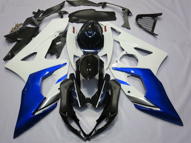 2005-2006 Blue and White GSXR 1000 Fairings 2005-2006 Blue and White GSXR 1000 Fairings