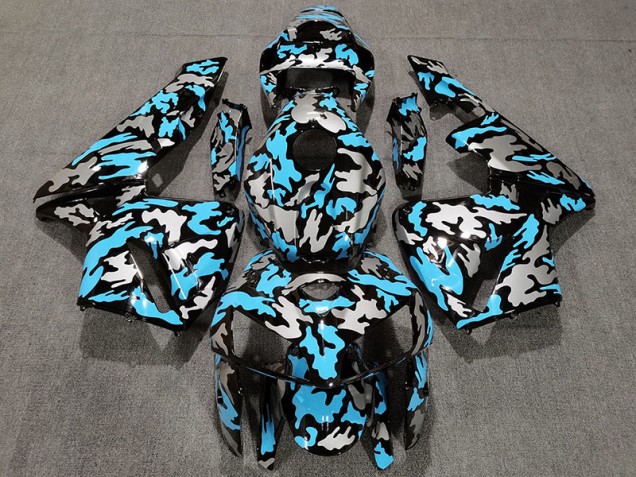 2005-2006 Camo & LIGHT BLUE CBR600RR Fairings 2005-2006 Camo & LIGHT BLUE CBR600RR Fairings