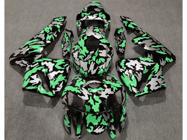 2005-2006 Camo & LIGHT GREEN CBR600RR Fairings 2005-2006 Camo & LIGHT GREEN CBR600RR Fairings
