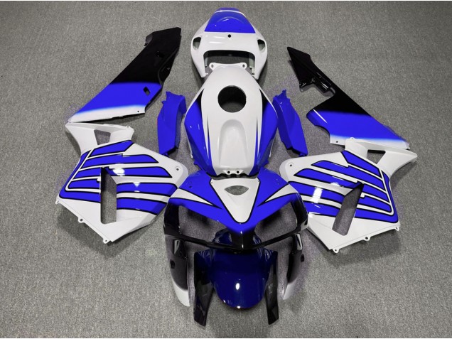 2005-2006 Dark Blue and White Wings CBR600RR Fairings