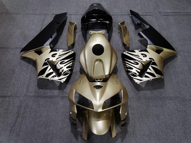 2005-2006 Golden Black CBR600RR Fairings 2005-2006 Golden Black CBR600RR Fairings