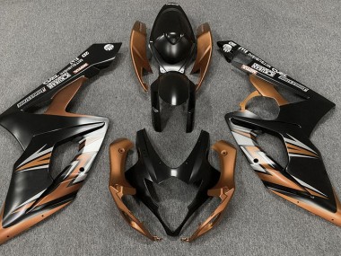 2005-2006 Matte Black and Bronze GSXR 1000 Fairings