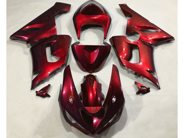 2005-2006 Metallic Red ZX6R Fairings 2005-2006 Metallic Red ZX6R Fairings