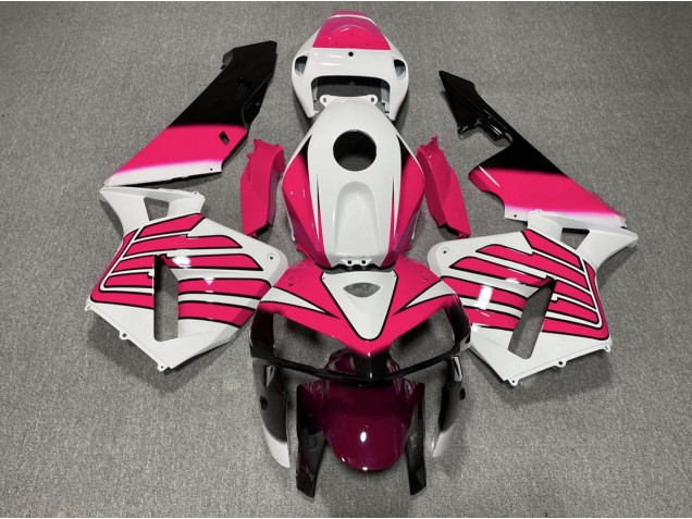 2005-2006 Pink and White Wings CBR600RR Fairings 2005-2006 Pink and White Wings CBR600RR Fairings