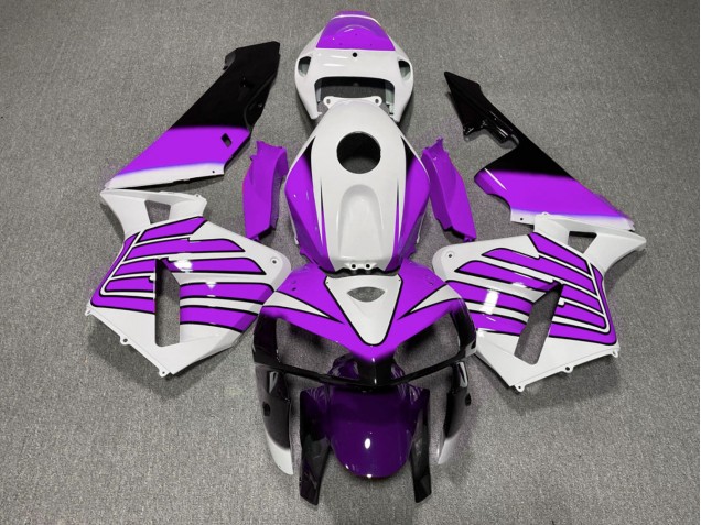 2005-2006 Purple and White Wings CBR600RR Fairings 2005-2006 Purple and White Wings CBR600RR Fairings