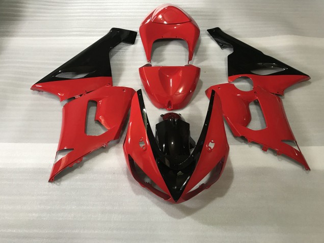 2005-2006 Red & Black ZX6R Fairings 2005-2006 Red & Black ZX6R Fairings
