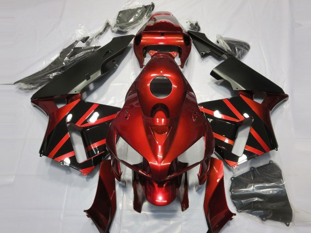 2005-2006 Red & Gloss Black Design CBR600RR Fairings 2005-2006 Red & Gloss Black Design CBR600RR Fairings