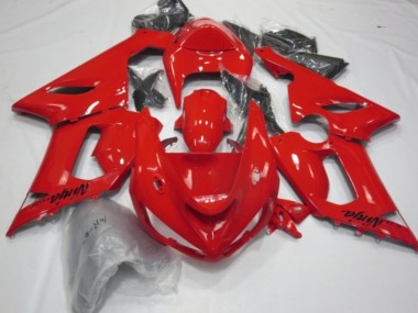2005-2006 Red Gloss ZX6R Fairings
