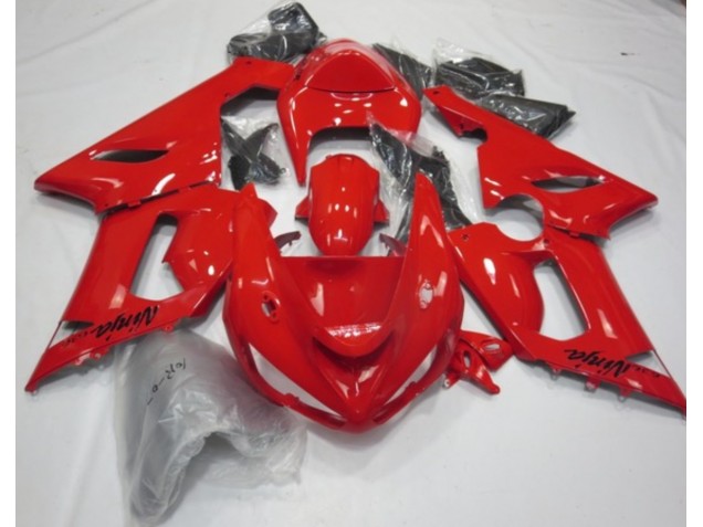 2005-2006 Red Gloss ZX6R Fairings 2005-2006 Red Gloss ZX6R Fairings