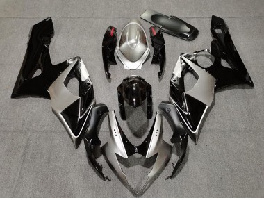 2005-2006 Silver and Black GSXR 1000 Fairings