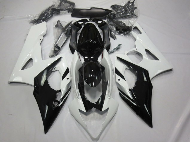 2005-2006 White Black and Silver GSXR 1000 Fairings