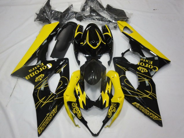 2005-2006 Yellow Corona GSXR 1000 Fairings 2005-2006 Yellow Corona GSXR 1000 Fairings