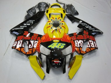 2005-2006 Yellow Rossi CBR600RR Fairings