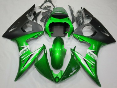 2005 Gloss Green & White R6 Fairings